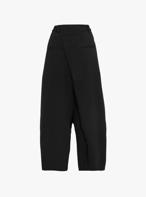 Tailoring Crossover Trousers Black made by Cordera