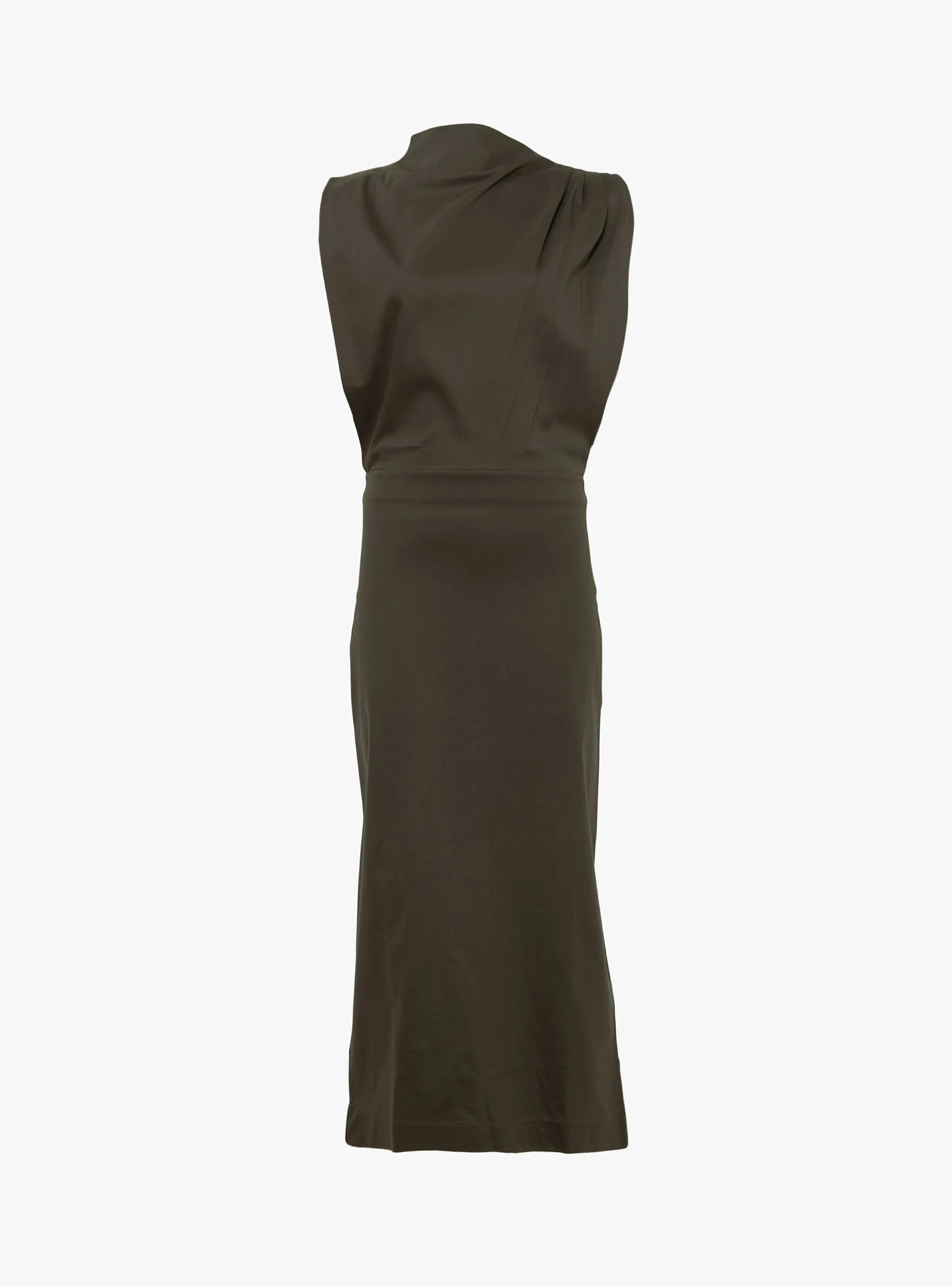 Gemma Dress Maroon Taupe sold by Garbstore