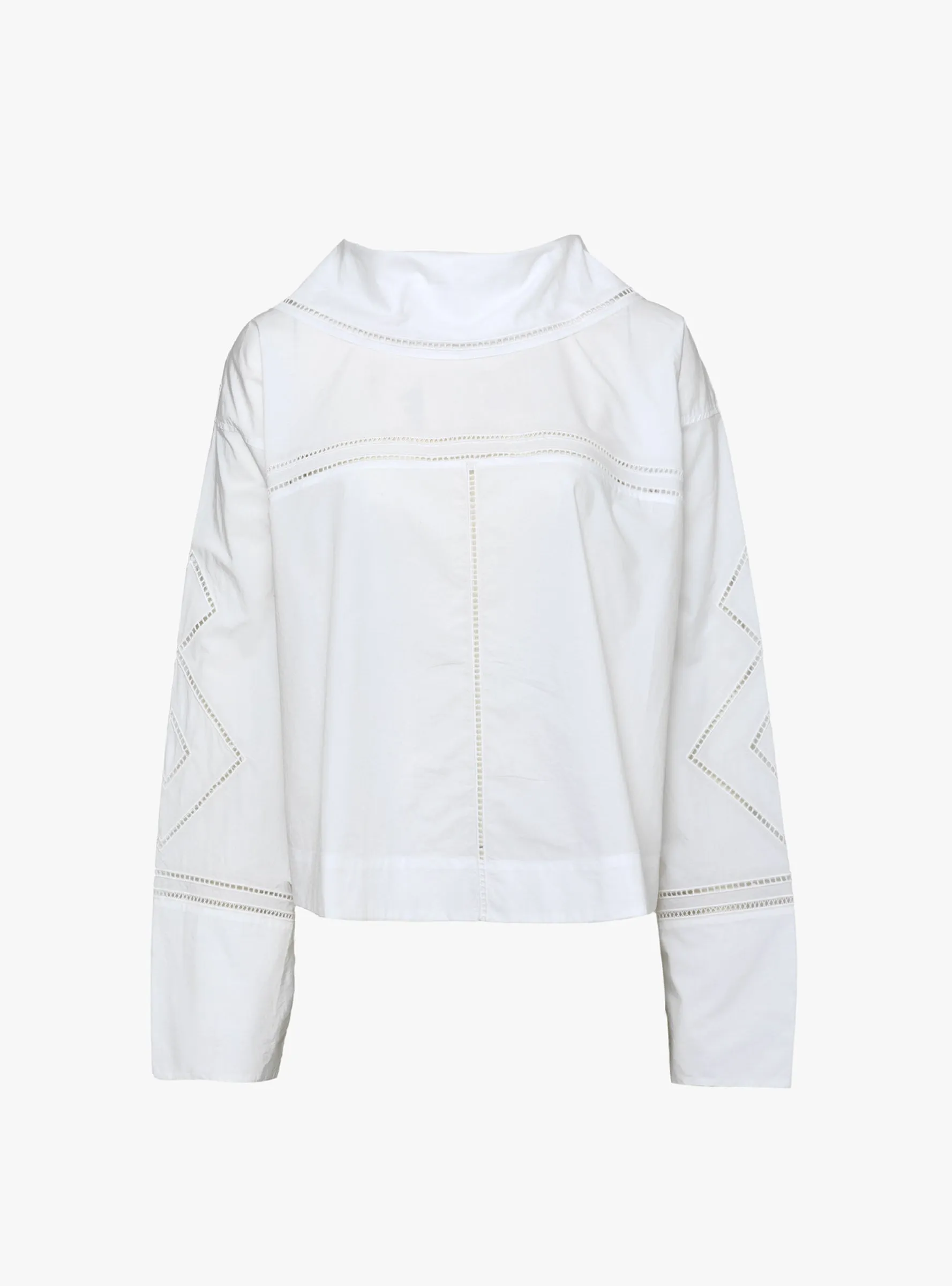 Guillemette Top White sold by Garbstore