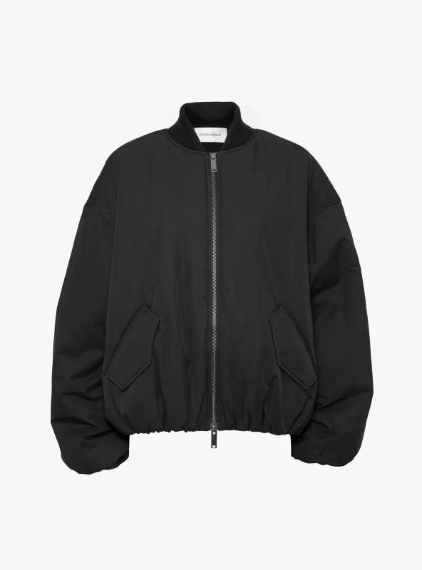 Jenai Bomber Jacket Black made by Christian Wijnants