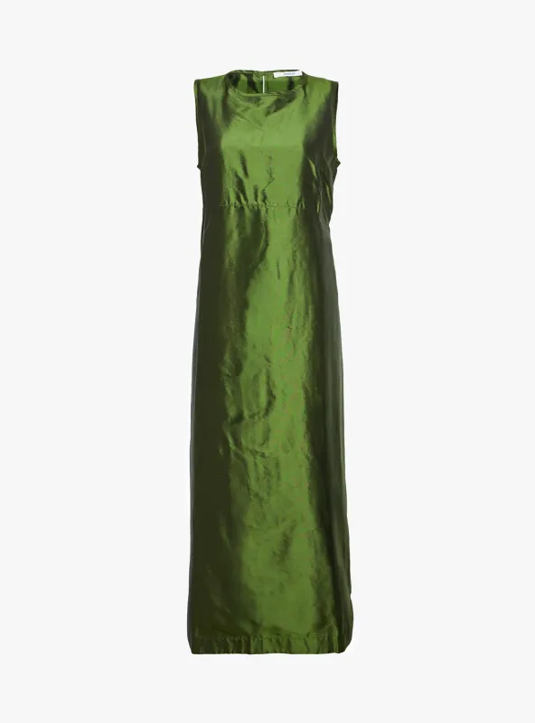 Silk Dupion Long Erika Dress Bottle sold by Garbstore
