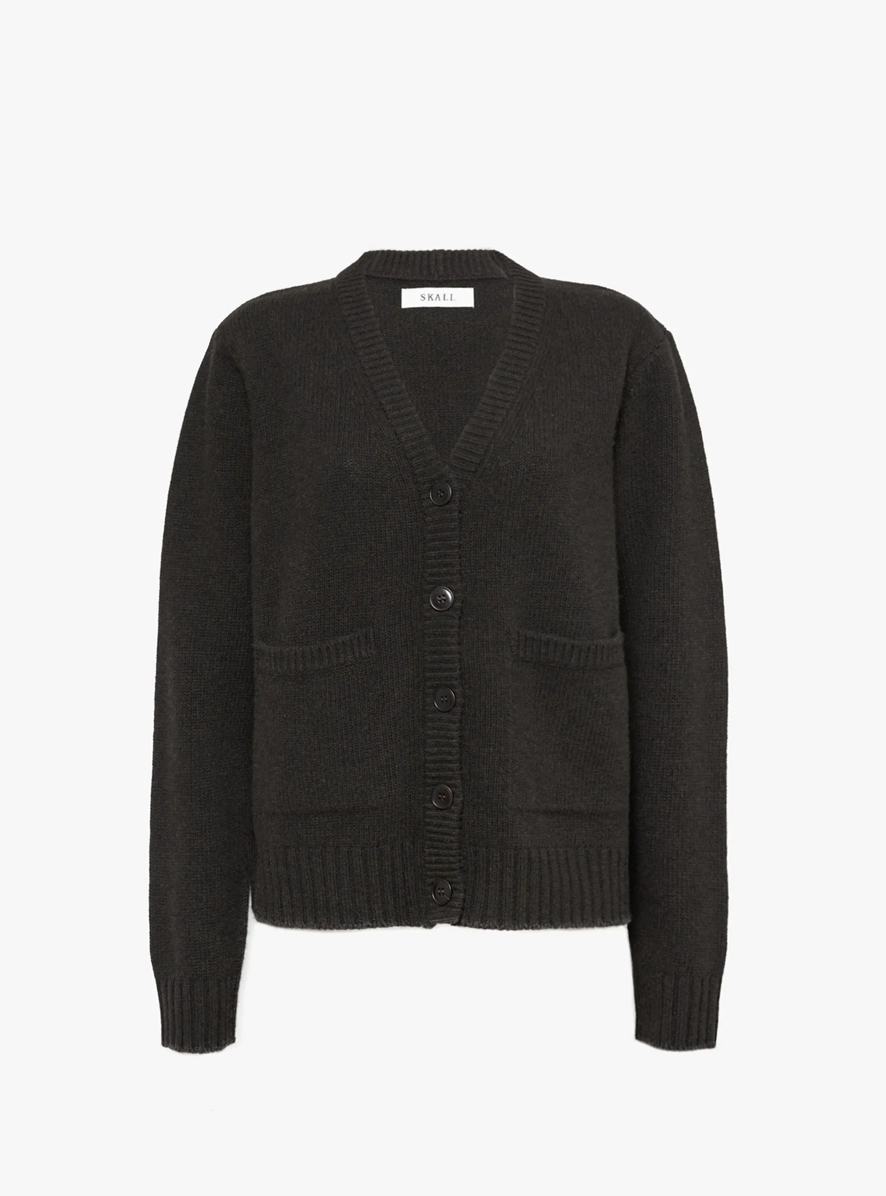 Beti Cardigan Deep Brown sold by Garbstore