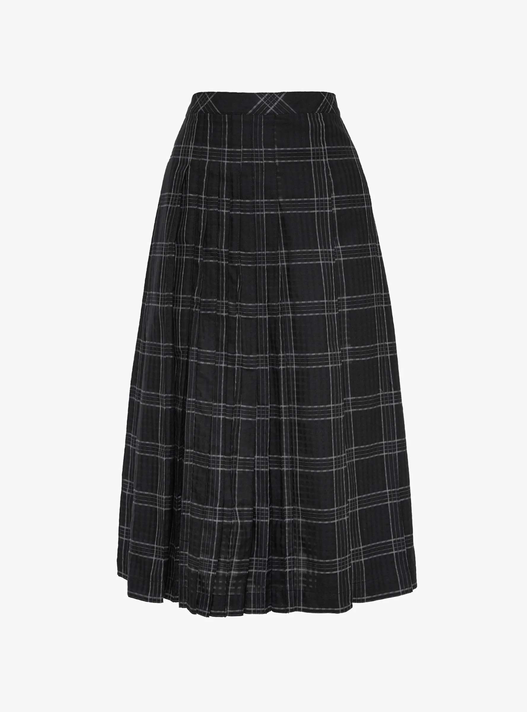 Rosetta Skirt Navy Black and Grey sold by Garbstore