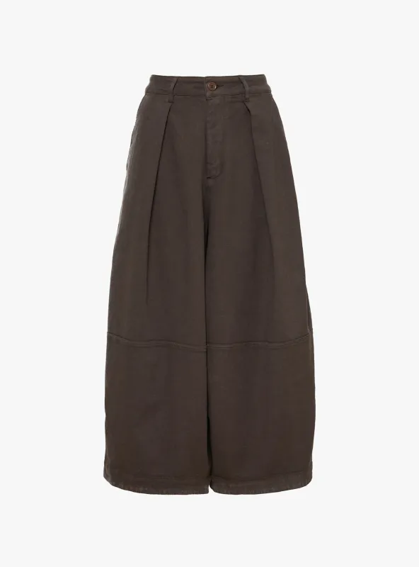 Deadbeat Trouser Brown sold by Garbstore