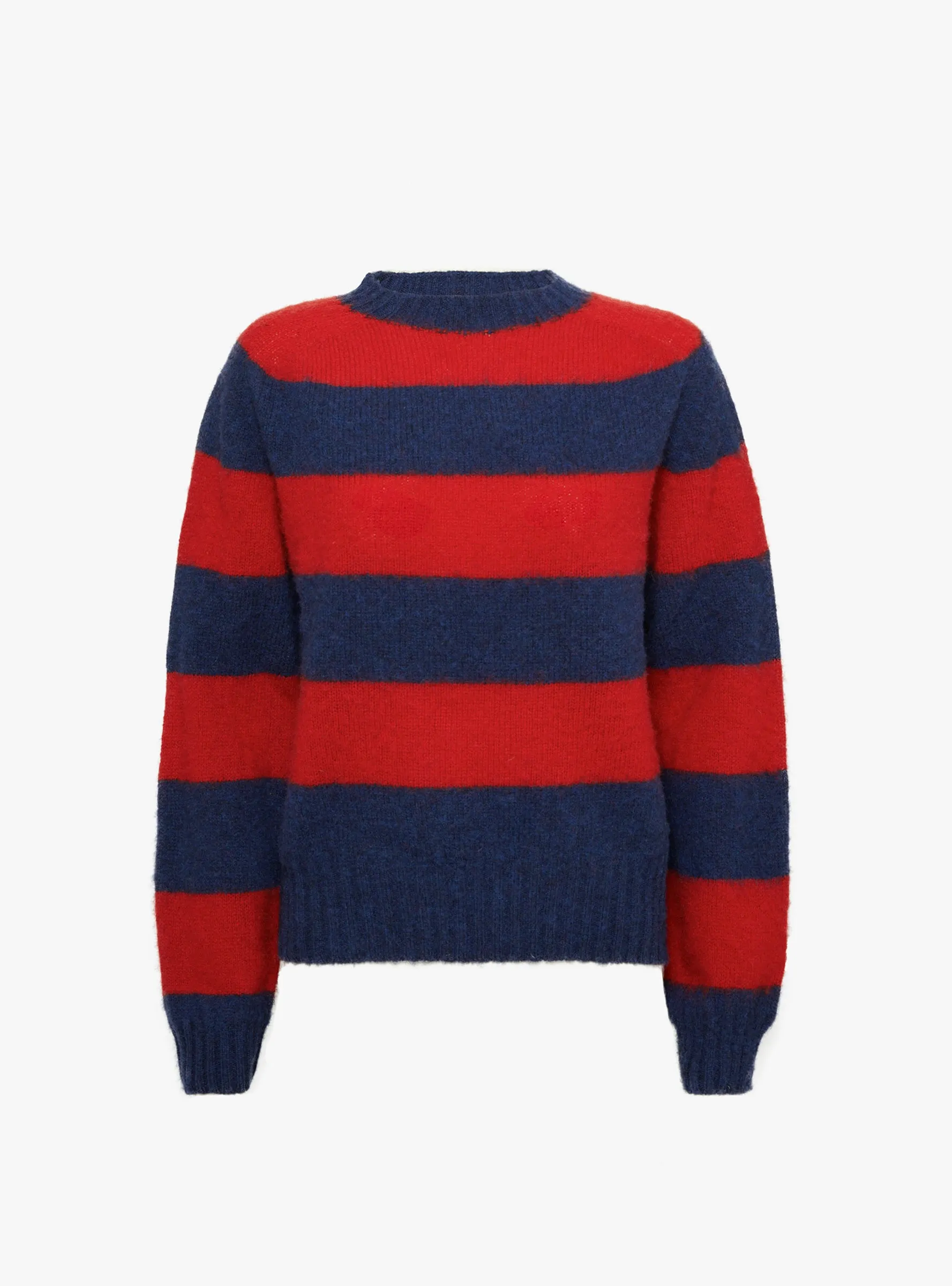 Jets Stripe Knit Blue and Red sold by Garbstore