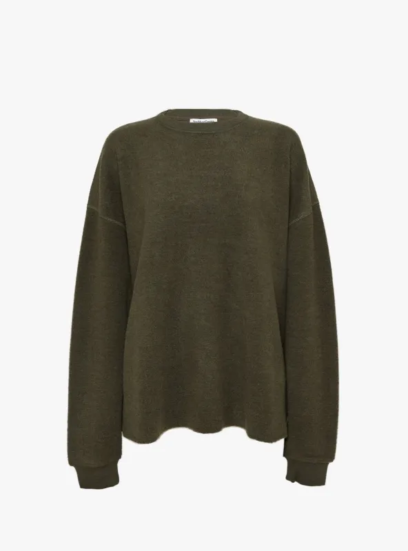 Studio Sweatshirt Dark Green made by YMC