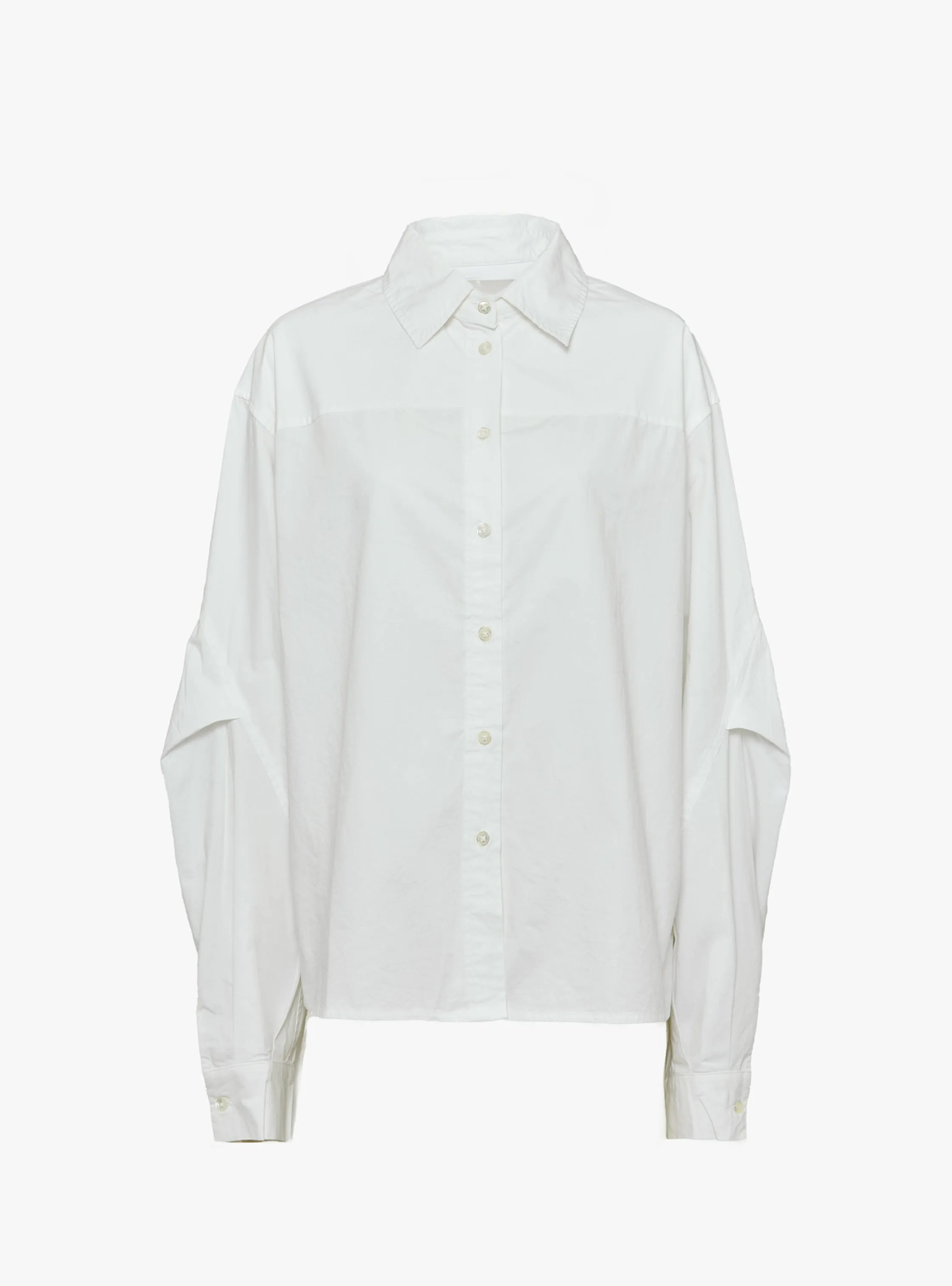 Kenza Shirt White sold by Garbstore