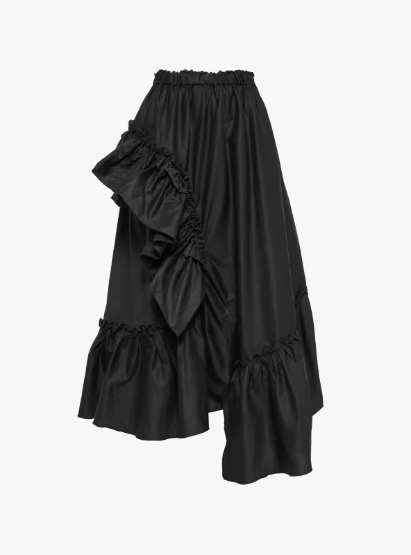 Draped Skirt Black sold by Garbstore