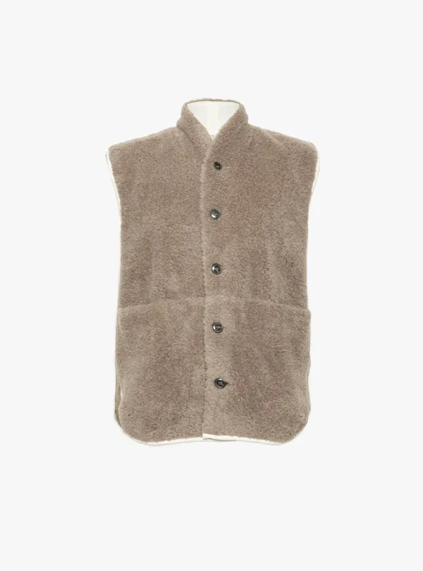 Tilda Vest Mink sold by Garbstore