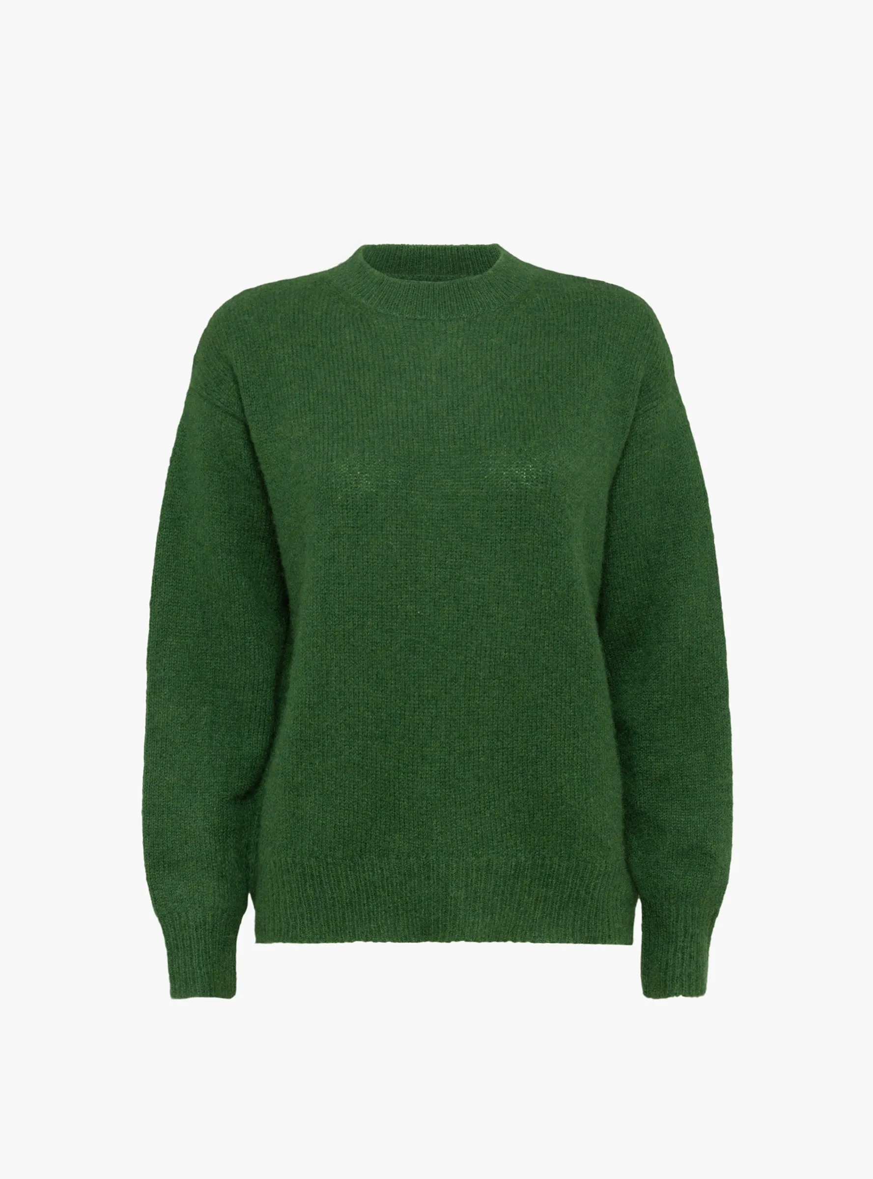 Nimbus Cropped Crew Neck Jumper Cedar sold by Garbstore