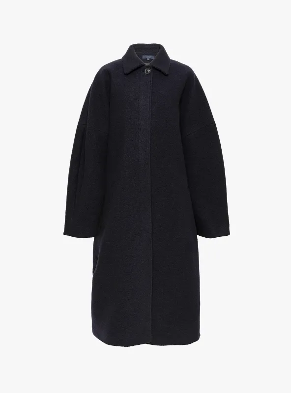 Guilhem Coat Deep Navy made by soeur