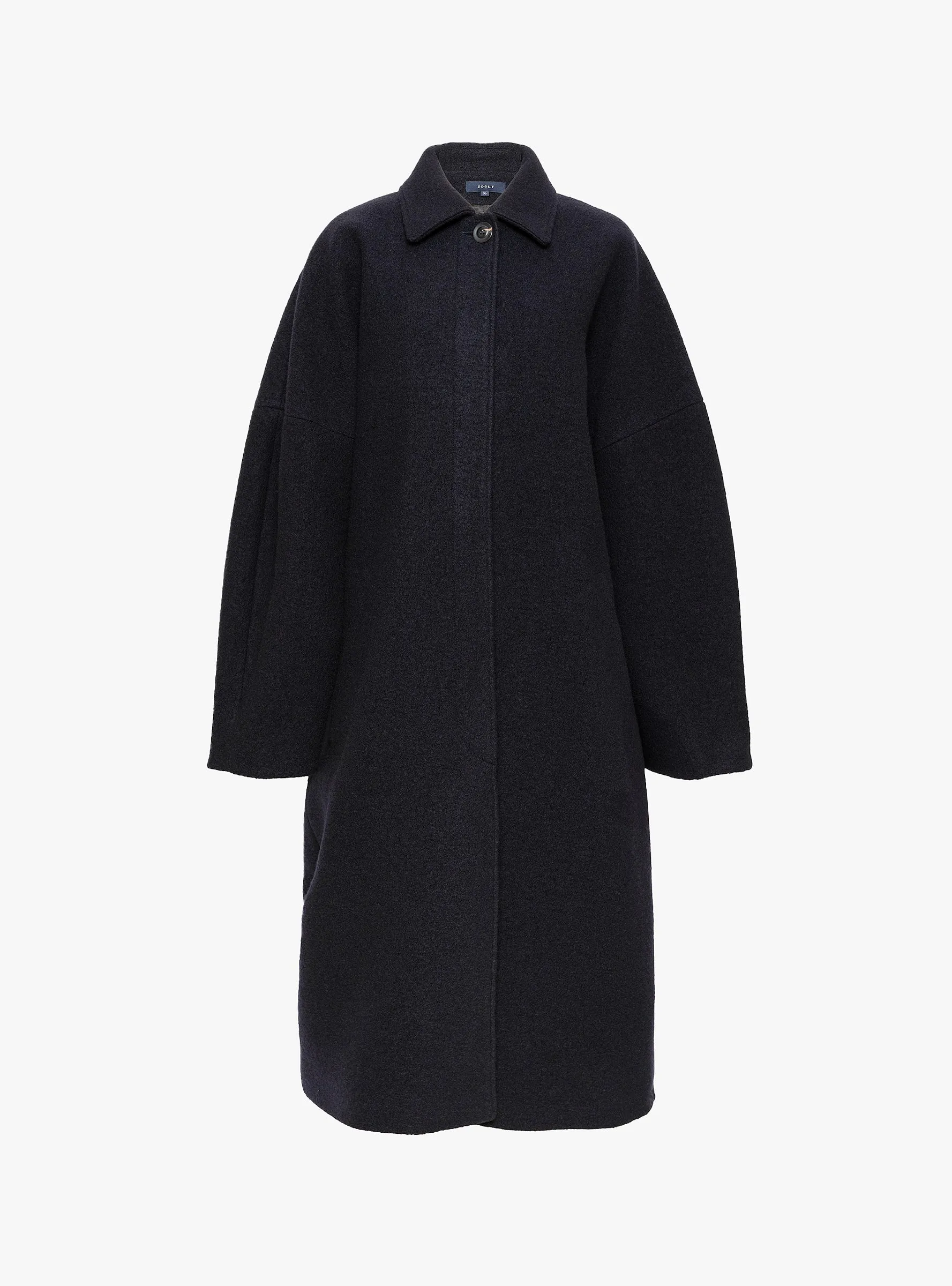 Guilhem Coat Deep Navy sold by Garbstore