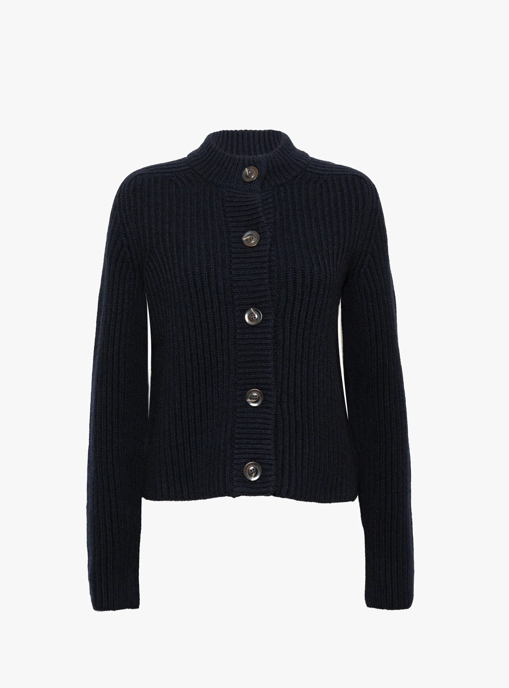 Flaubert Knit Cardigan Navy sold by Garbstore