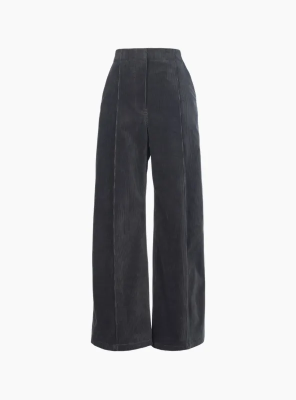 Lanett Corduroy Pant Carbon sold by Garbstore