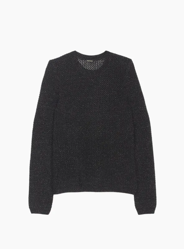 Lillie Knit Top Black made by Rachel Comey
