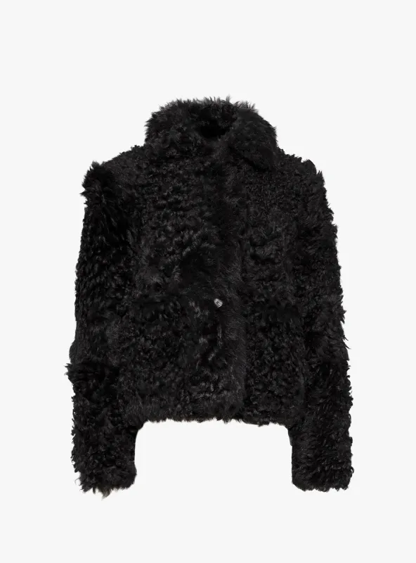 Suede Back Toscana Ada Jacket Black made by Garbstore