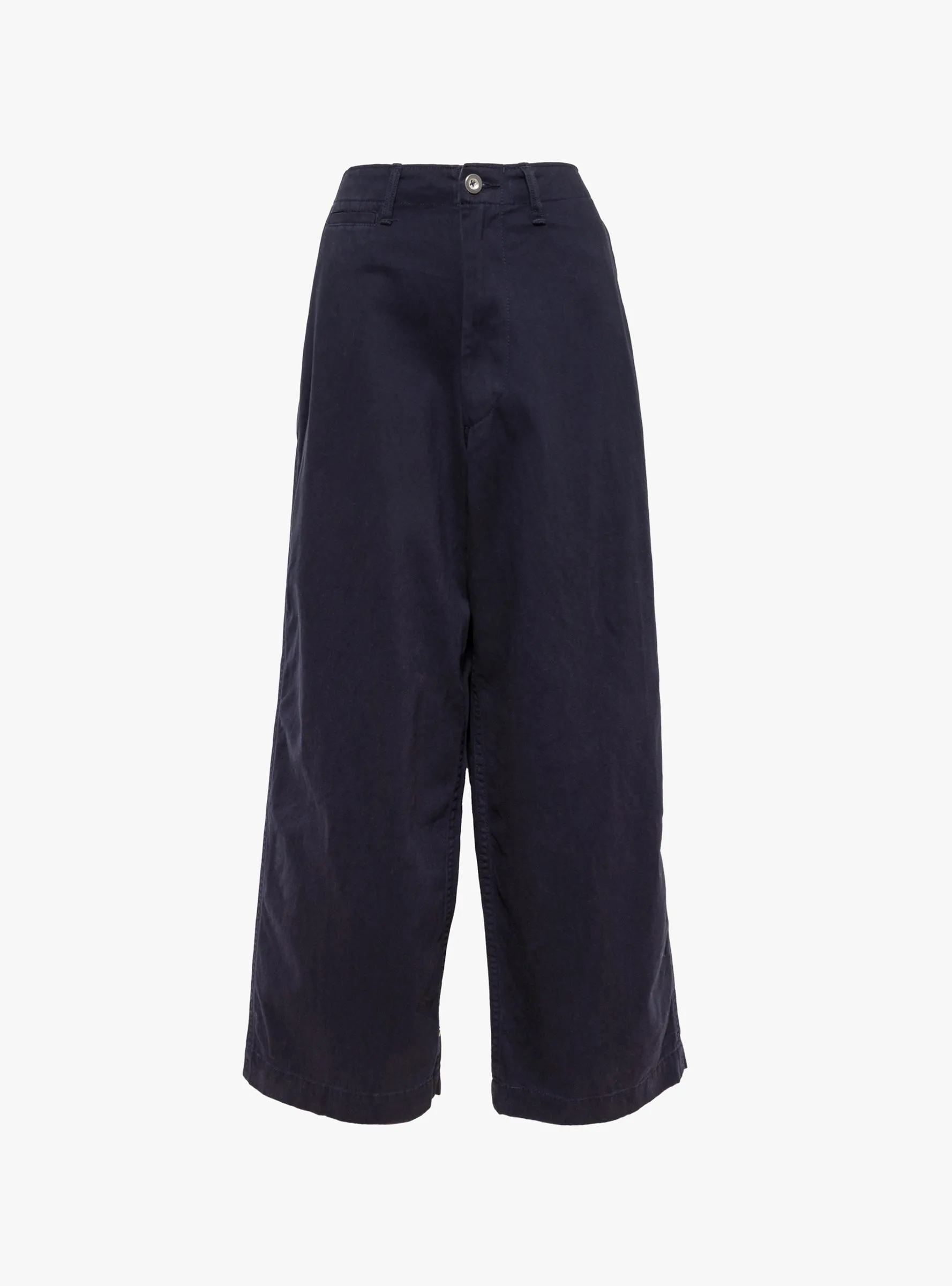 Wide Chino Pants Navy sold by Garbstore