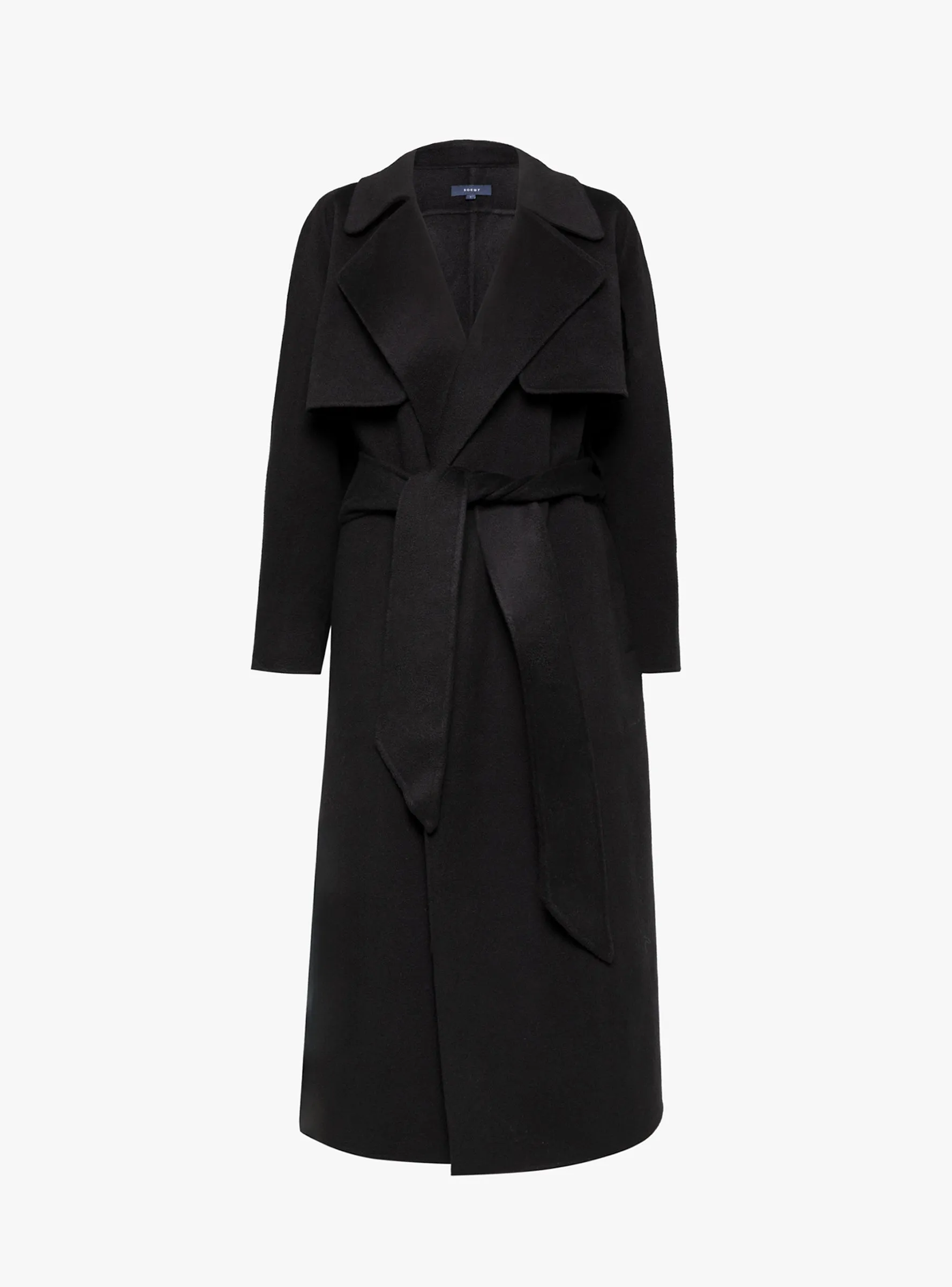 Stanislas Coat Black sold by Garbstore