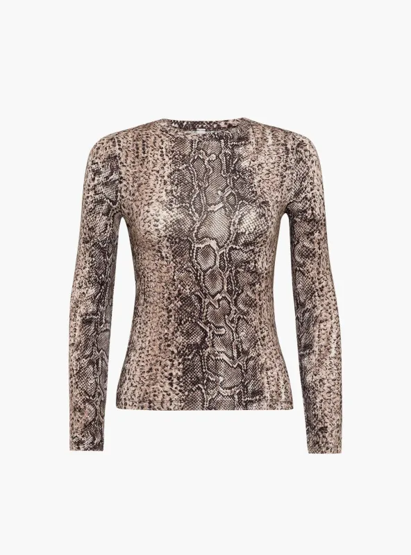 Bead Long Sleeve Tee Snake sold by Garbstore