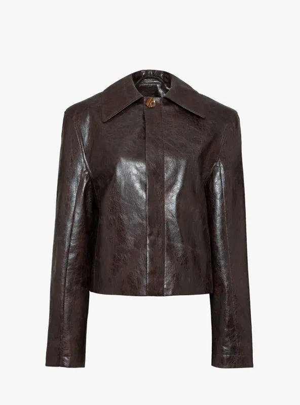 Kielo Coated Jacket Dark Tech sold by Garbstore