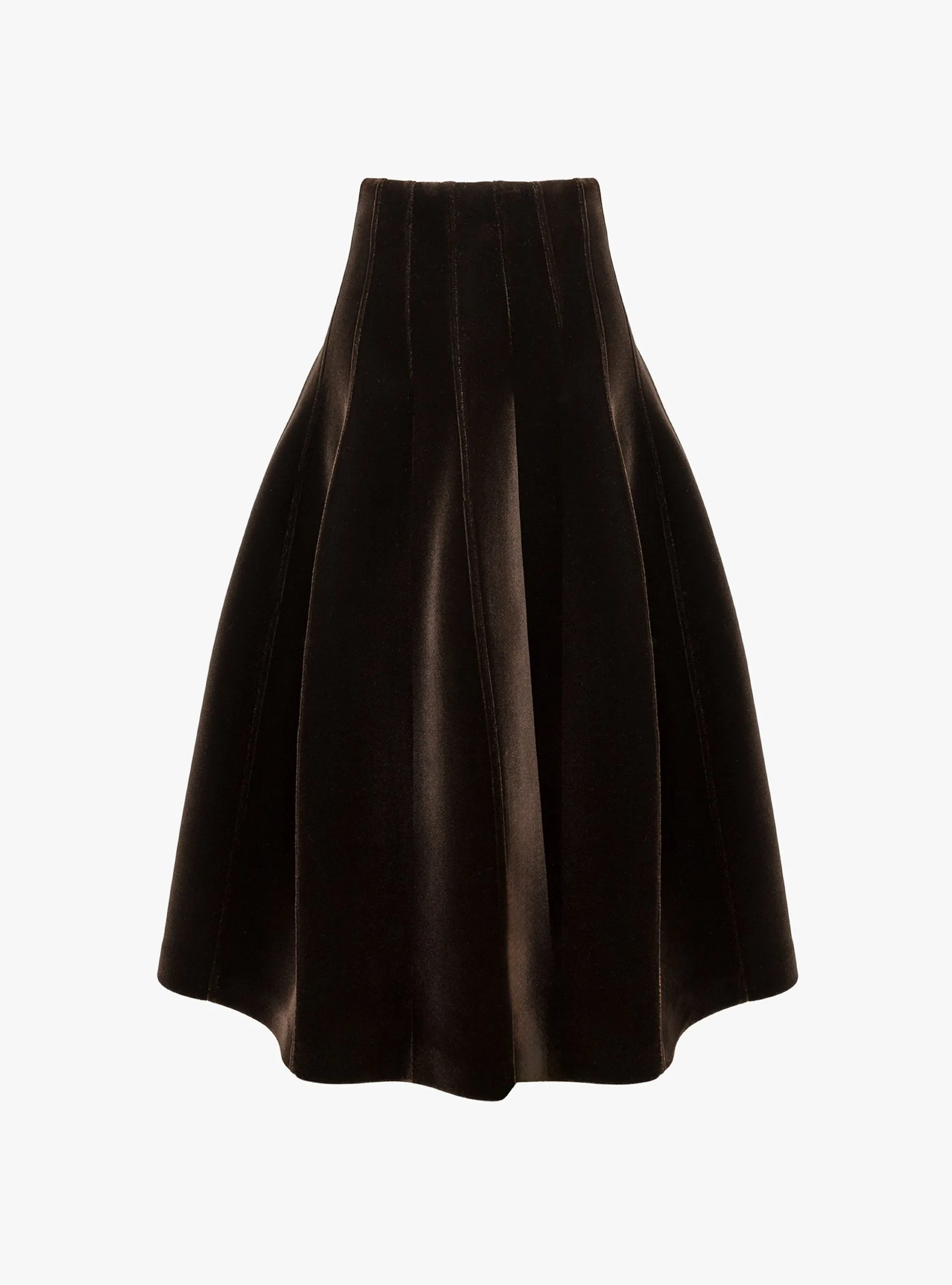 Brina Skirt Plush Brown sold by Garbstore
