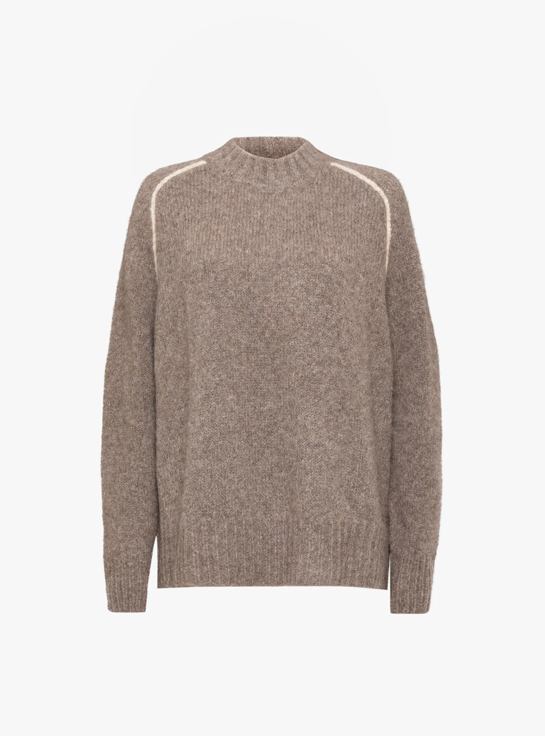 Rolled Seam Sweater Light Umber sold by Garbstore