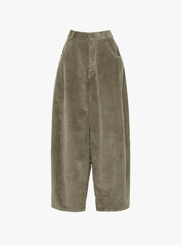 Corduroy Baggy Pants Sage sold by Garbstore