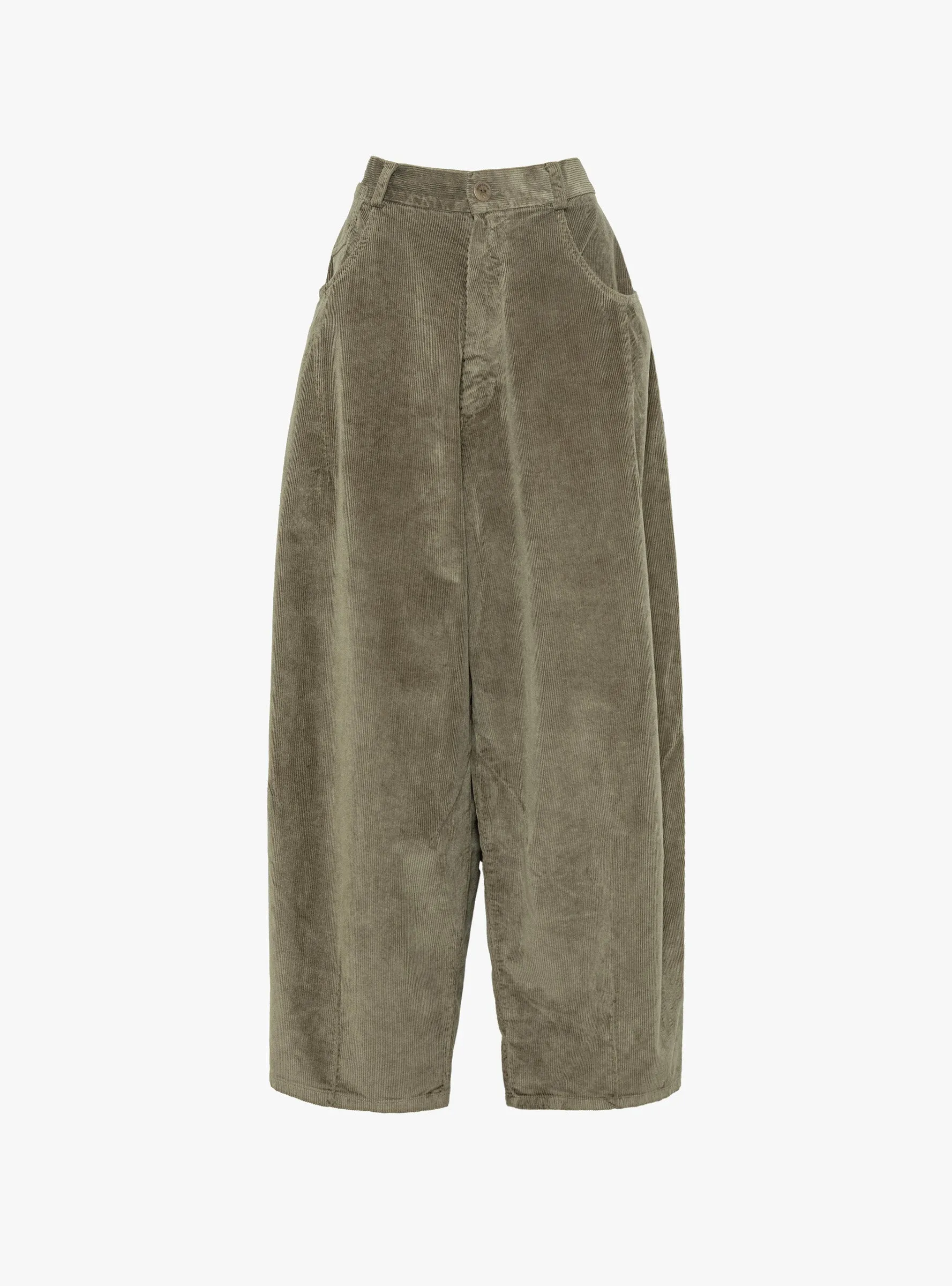 Corduroy Baggy Pants Sage sold by Garbstore