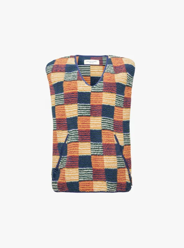 Jacquard Boa Pullover Vest Multi sold by Garbstore