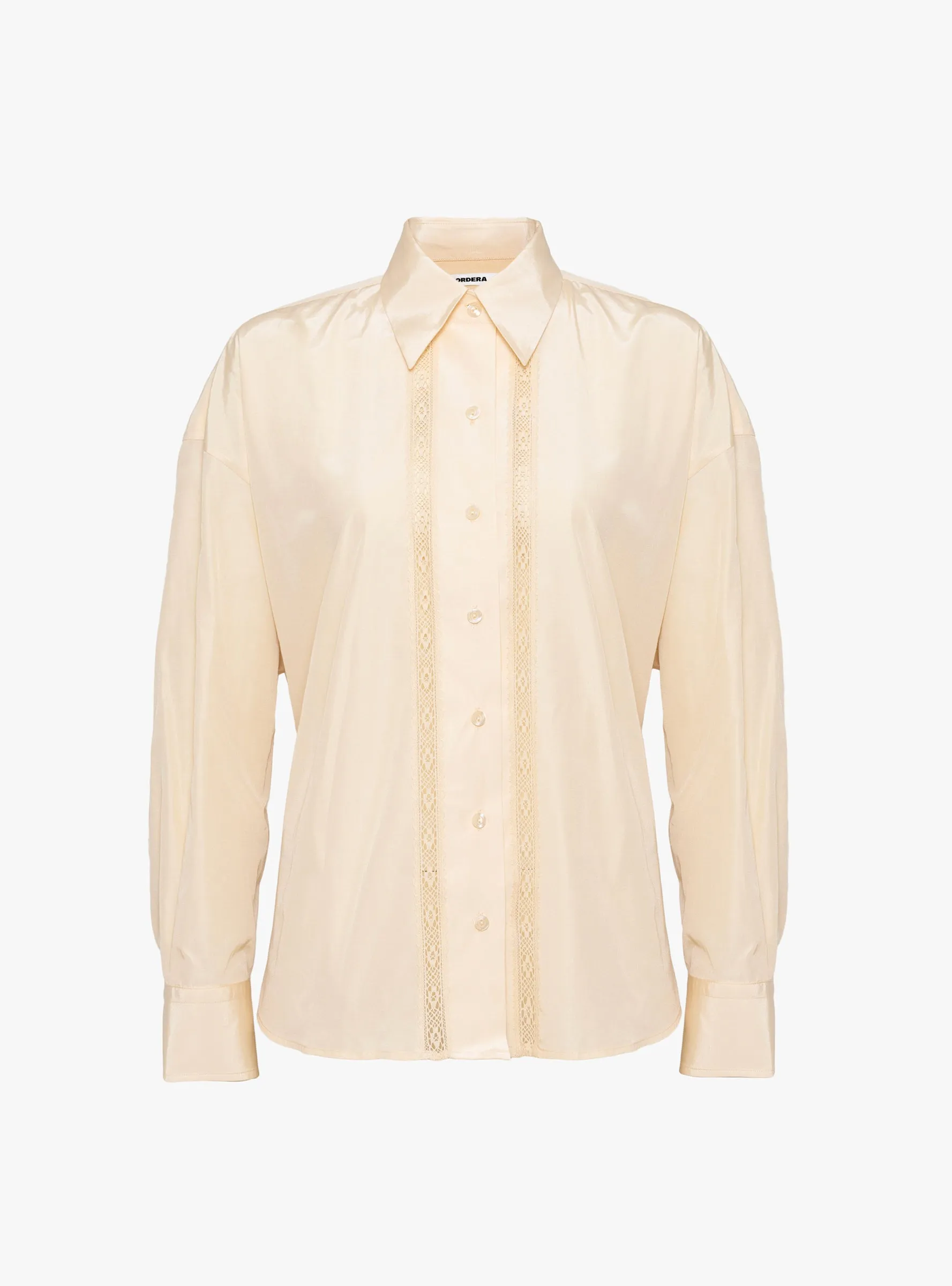 Lace Shirt Cream sold by Garbstore