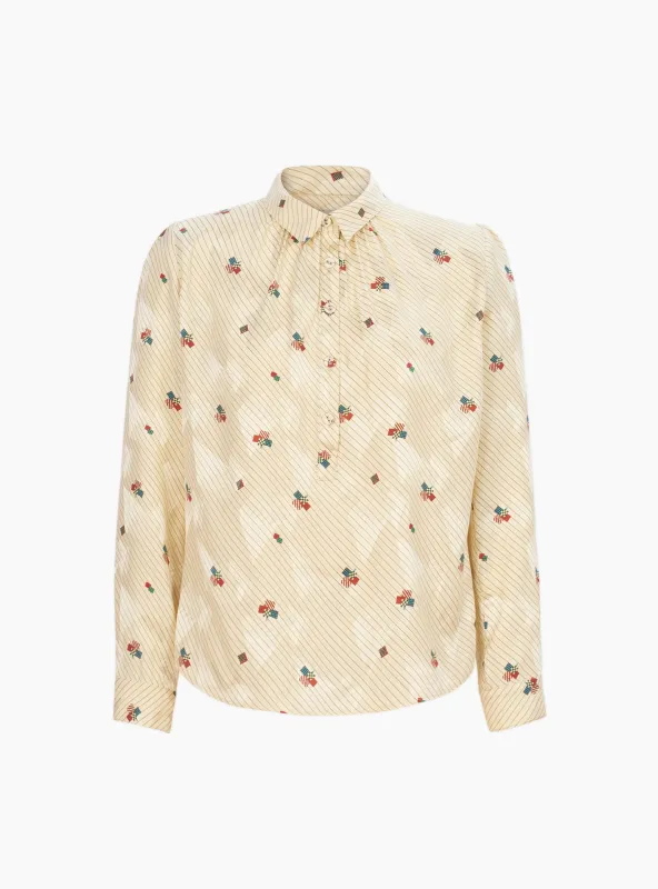 Bainville Top Cream made by Rachel Comey