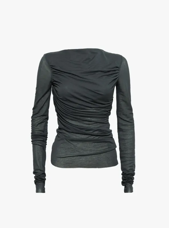 Gaia T-Shirt Slate Blue sold by Garbstore