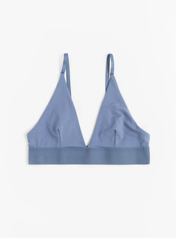 Triangle Bra Koel Blue sold by Garbstore