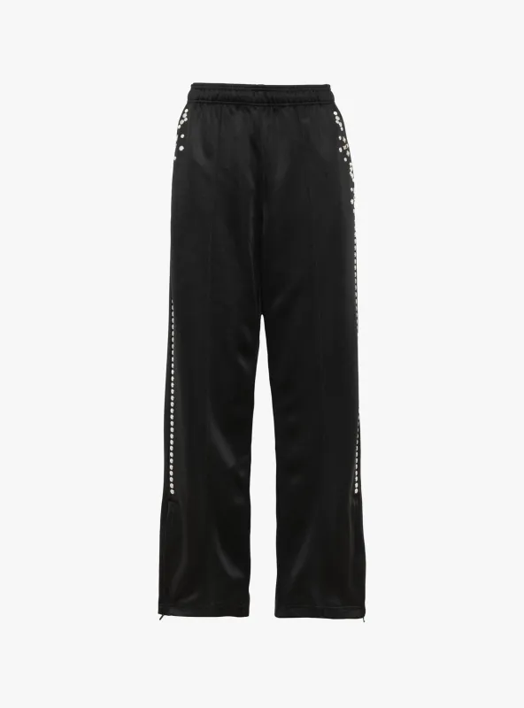 Polyester Jersey Track Pant Black sold by Garbstore