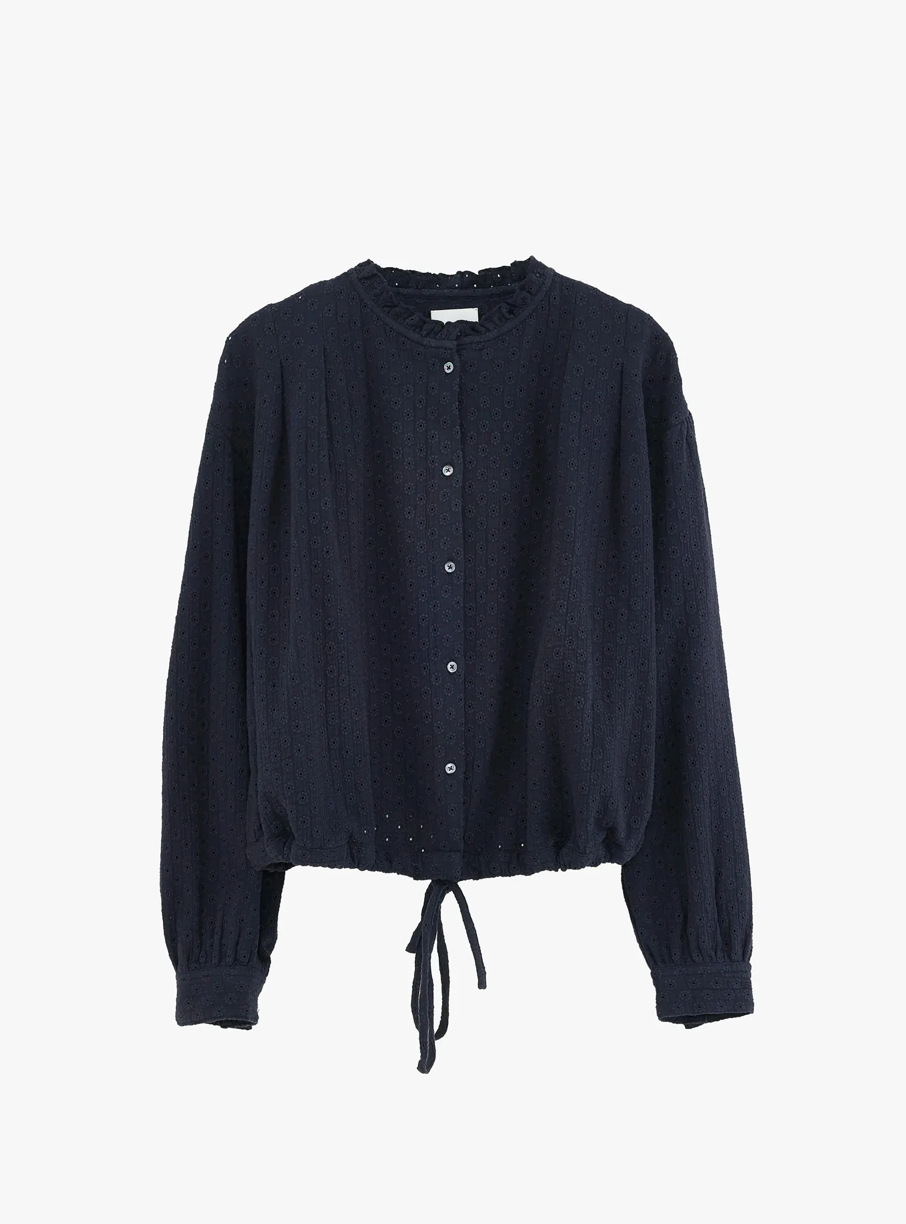 Chelsy Top Navy sold by Garbstore