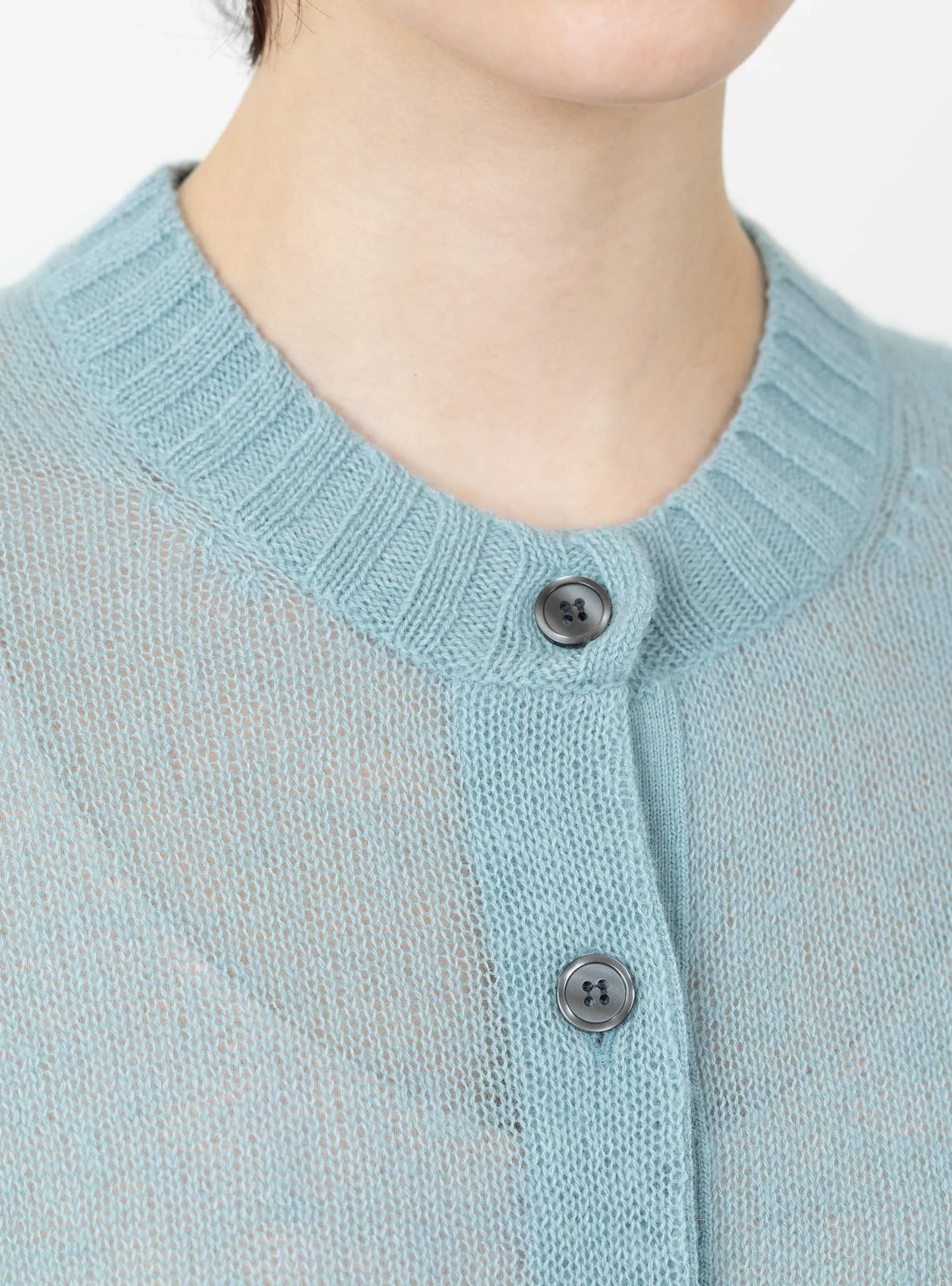 Griffith Cardigan Celadon Blue sold by Garbstore product image thumbnail 4