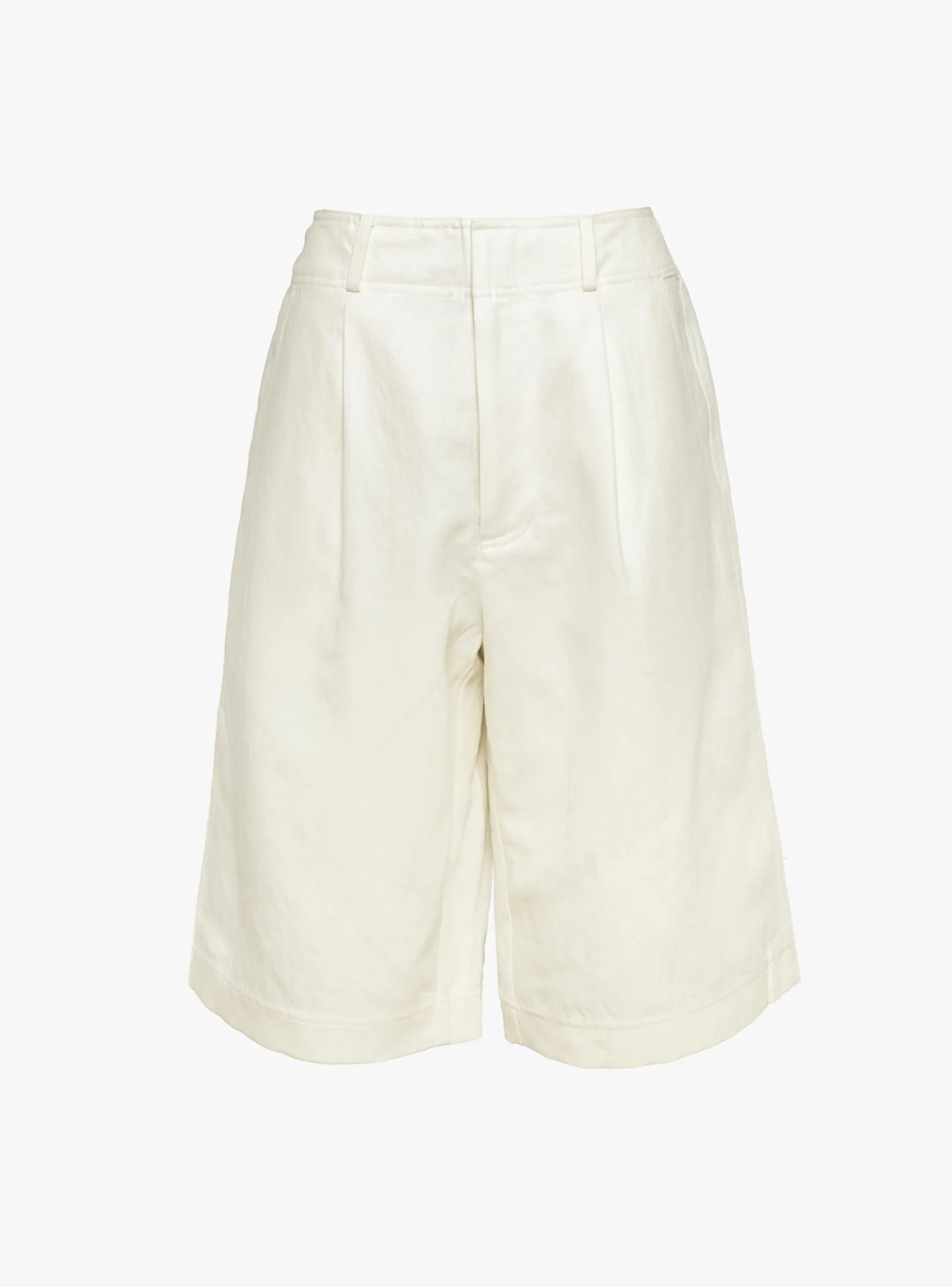 Bari Bermuda Shorts Cream sold by Garbstore