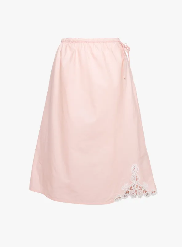 Houna Skirt Pale Pink made by soeur