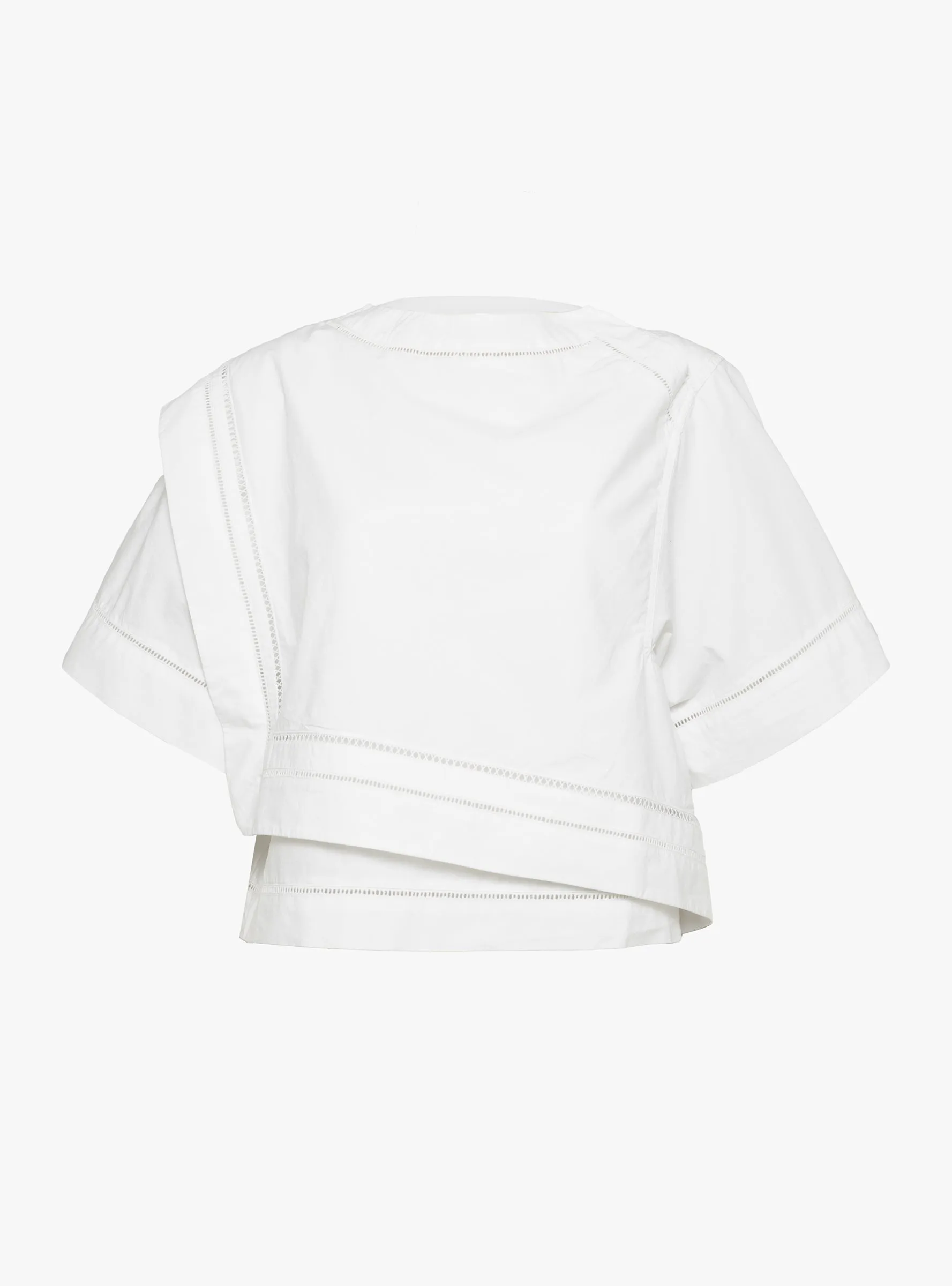 Irene Top White sold by Garbstore