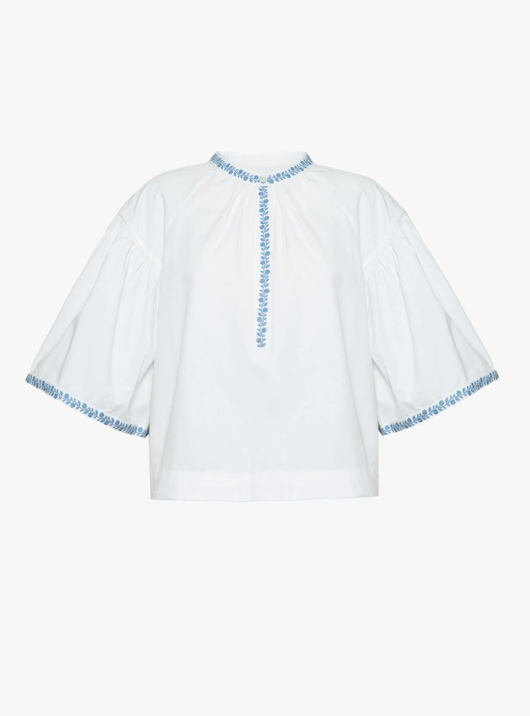 Bonne Blouse Optic White sold by Garbstore