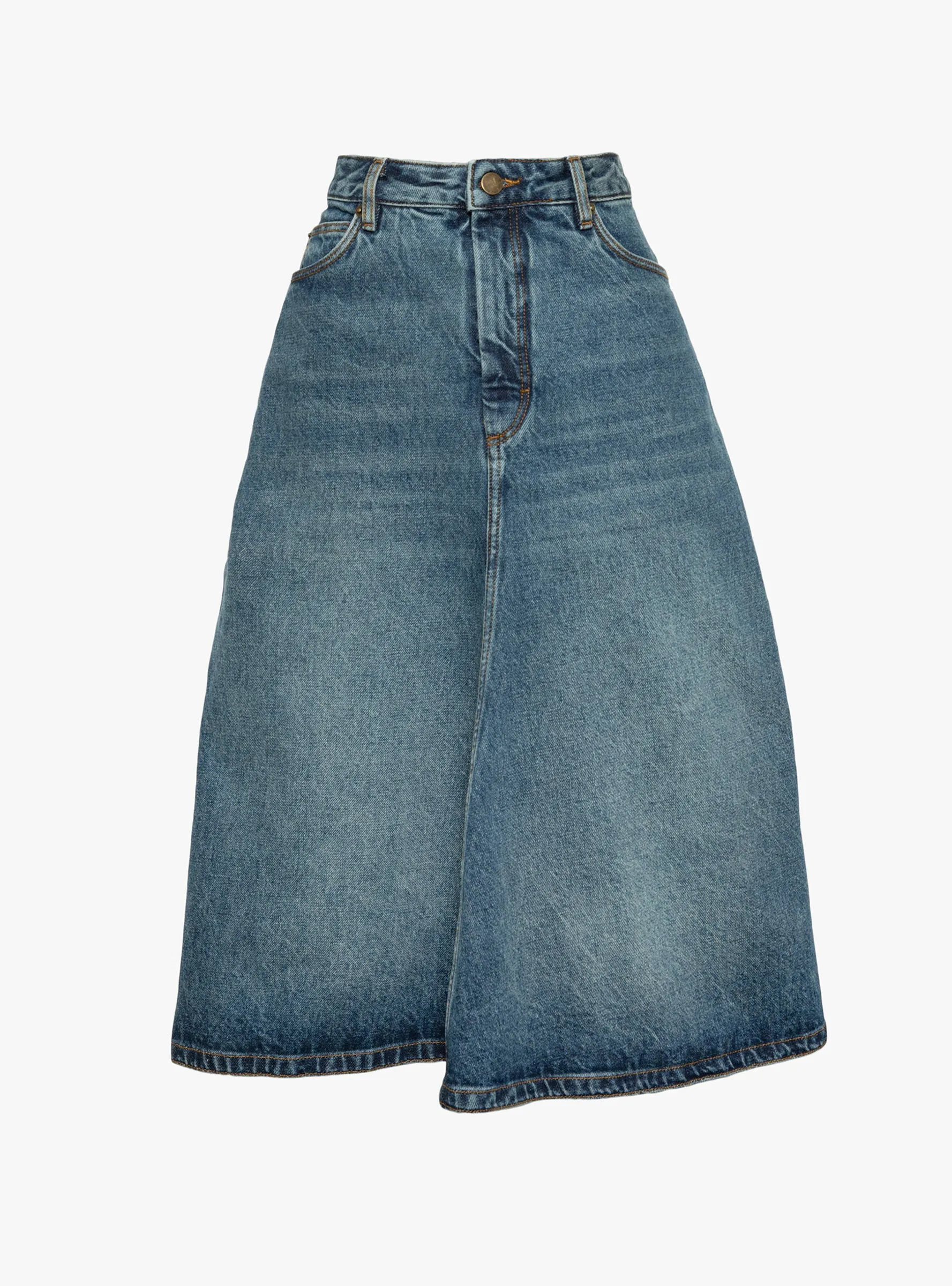 Halo Skirt Blue sold by Garbstore