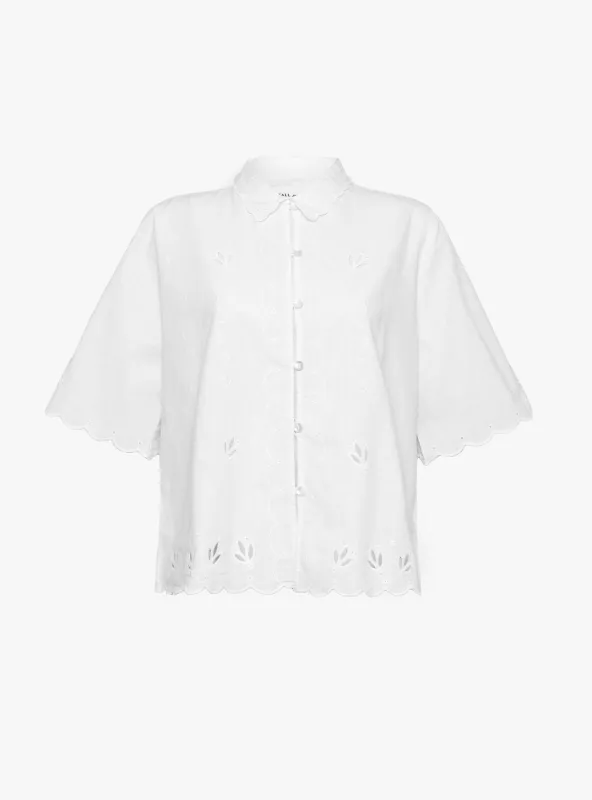 Fleurie Shirt Optic White made by Skall Studio