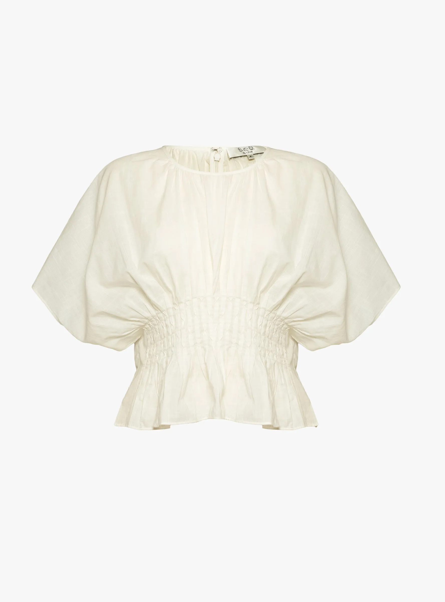 Violet Short Sleeve Top White sold by Garbstore