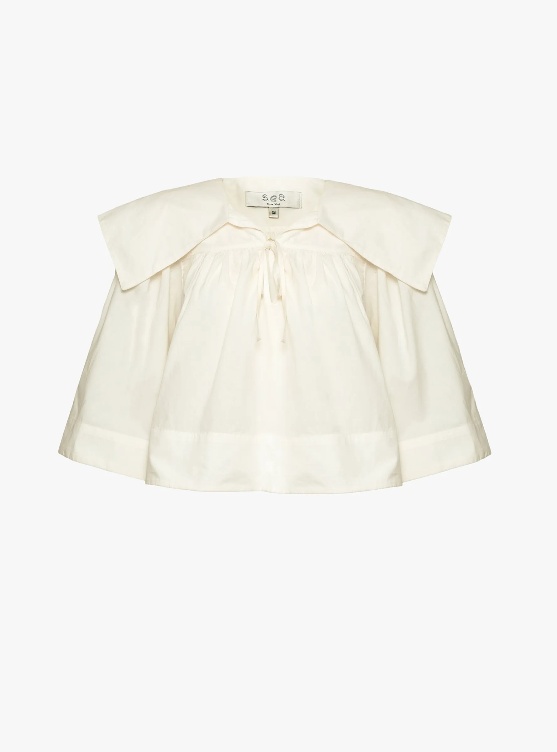 Lois Twill Top Cream sold by Garbstore
