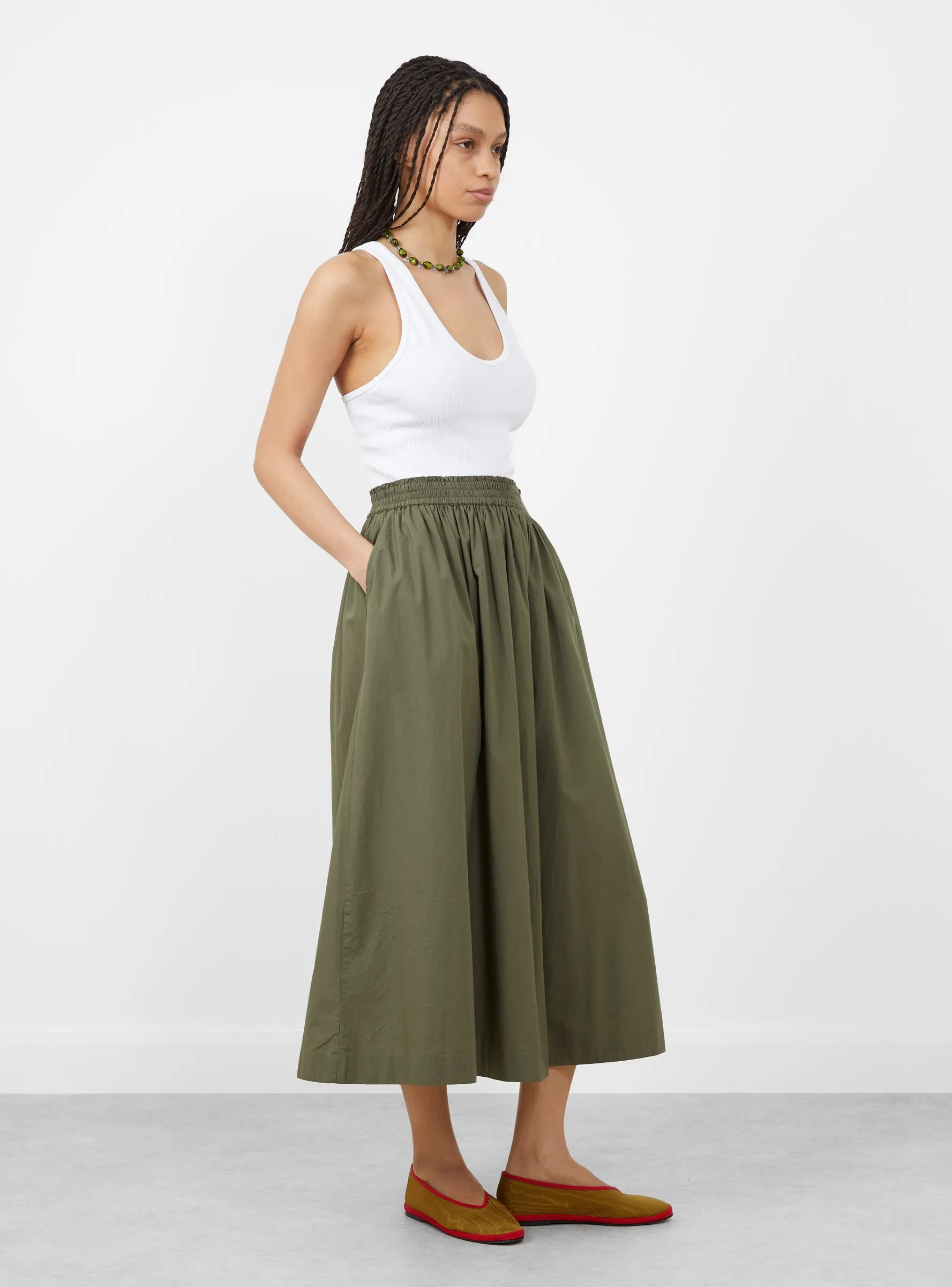 Dagny Skirt Khaki sold by Garbstore product image thumbnail 3