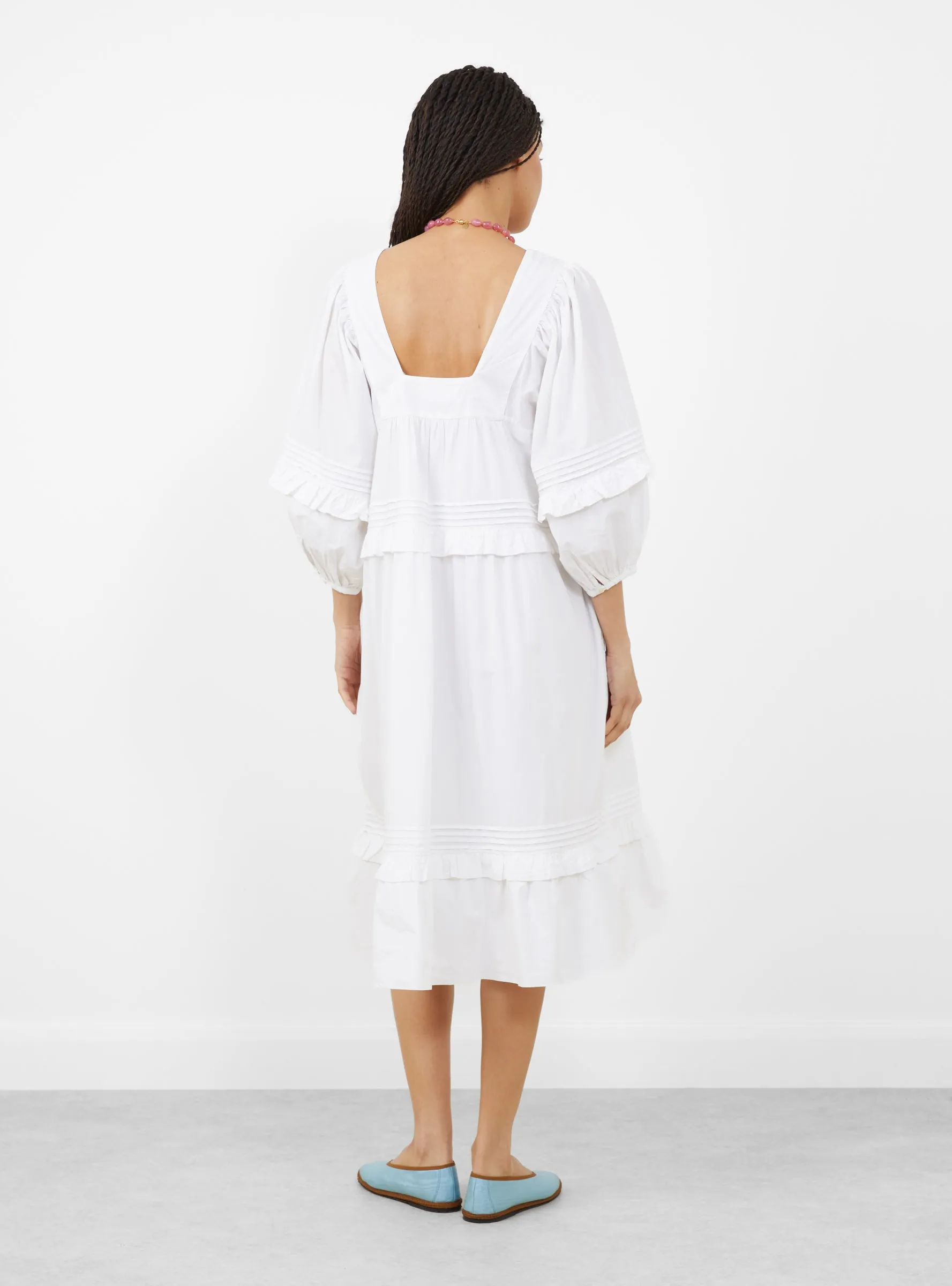 Alice Dress Optic White sold by Garbstore product image thumbnail 5