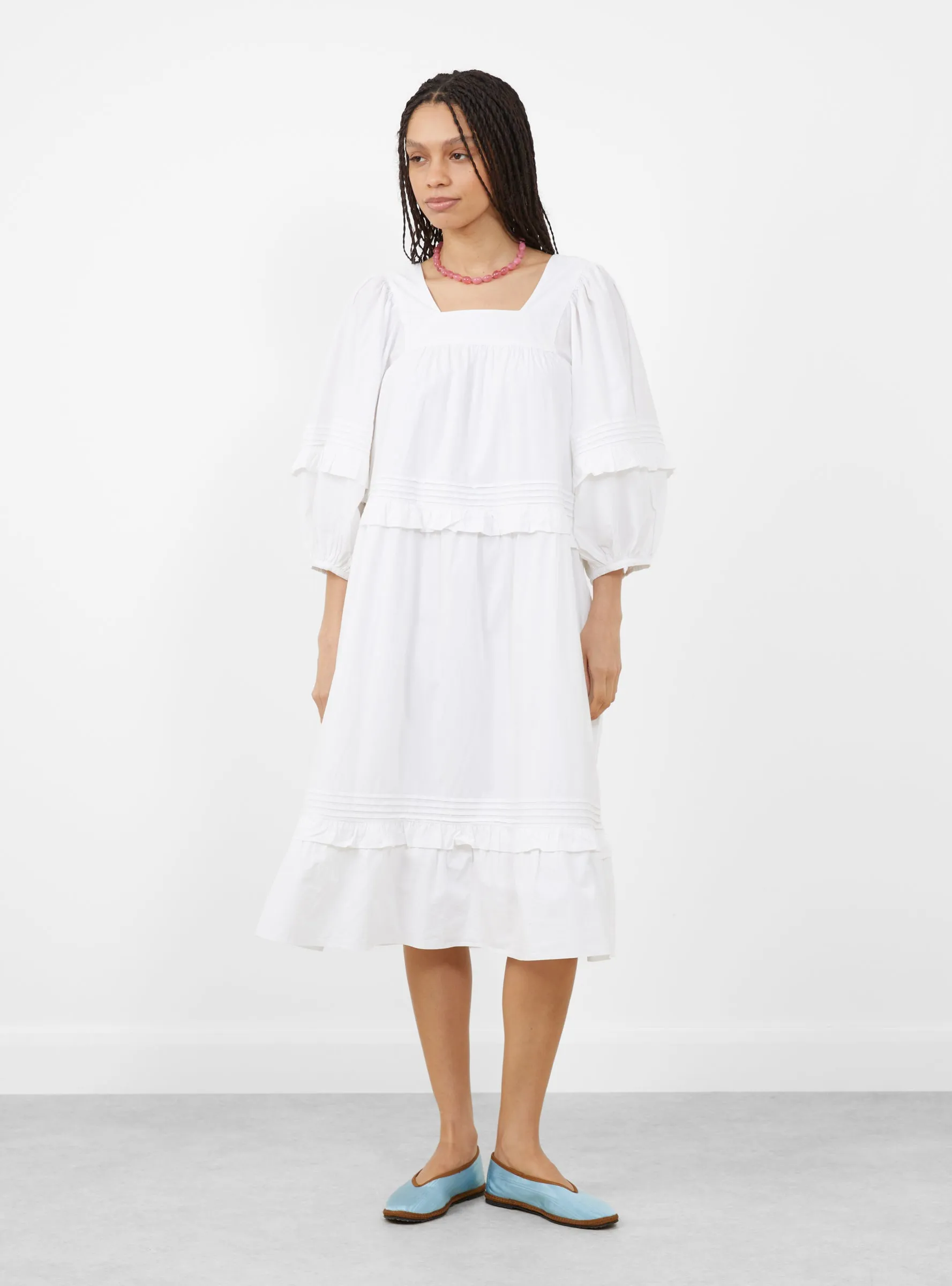 Alice Dress Optic White sold by Garbstore product image thumbnail 2