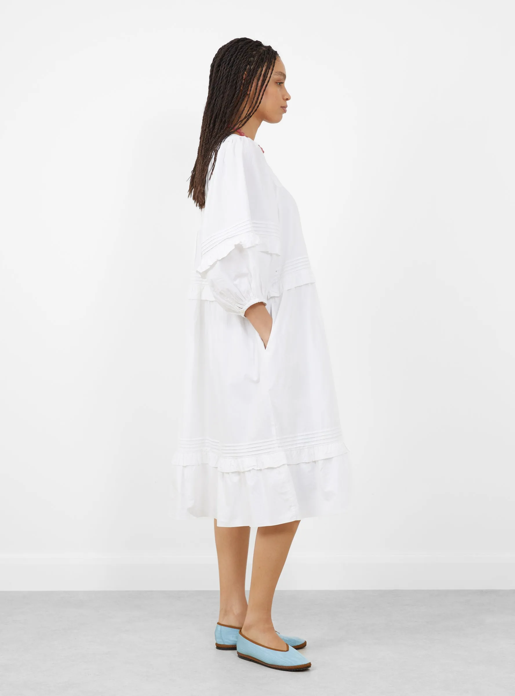 Alice Dress Optic White sold by Garbstore product image thumbnail 3