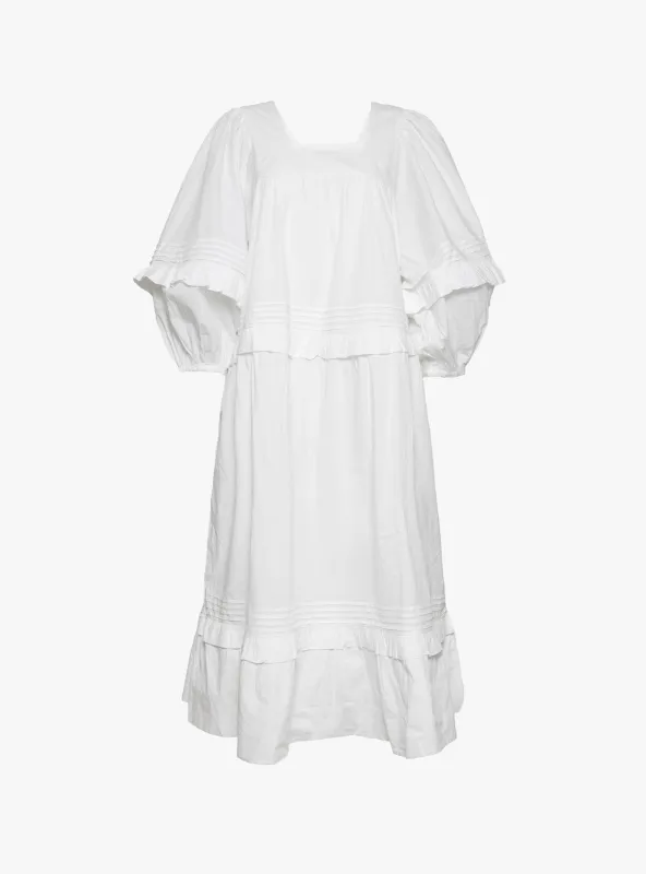 Alice Dress Optic White made by Skall Studio