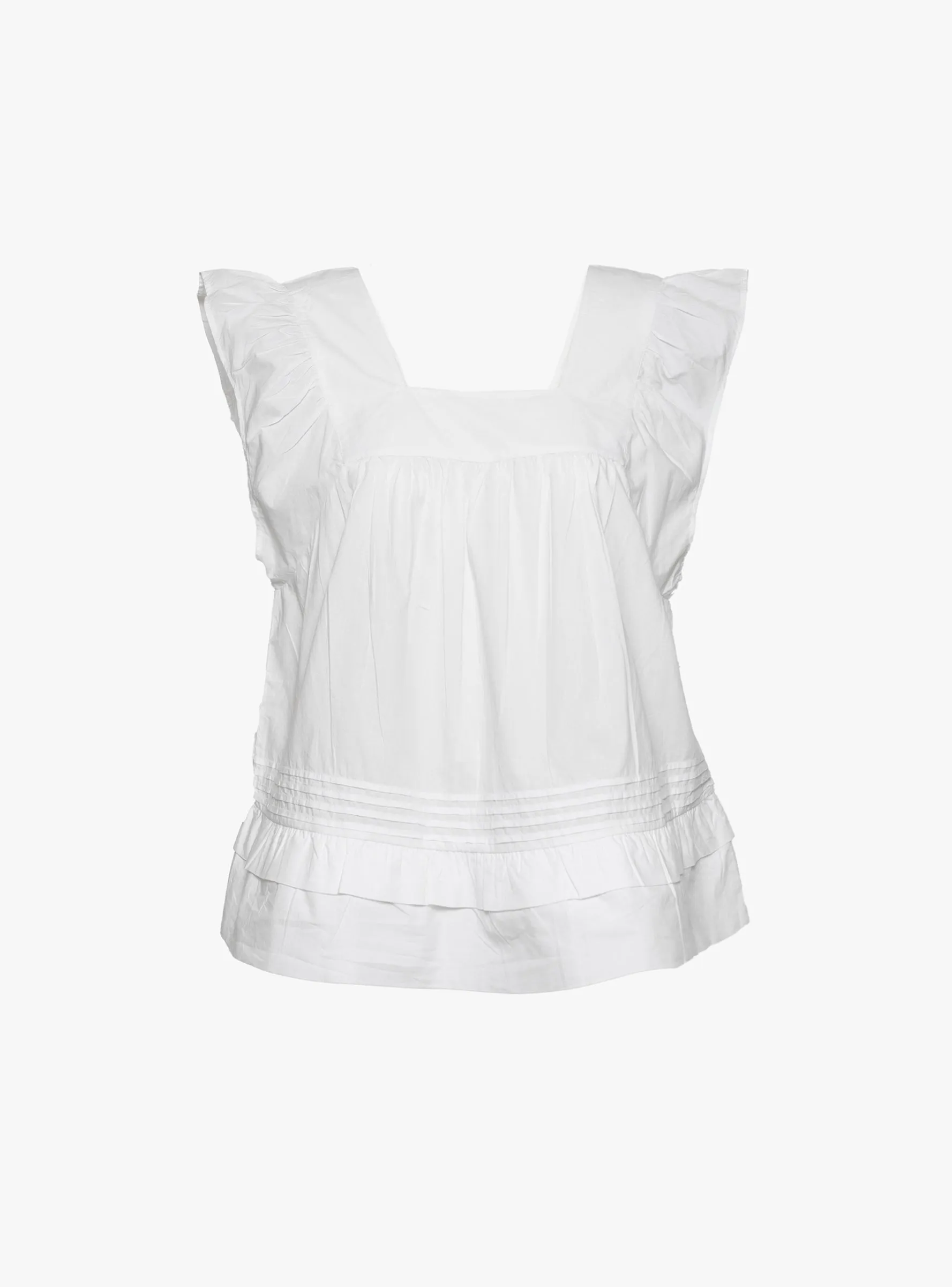 Alice Top Optic White sold by Garbstore